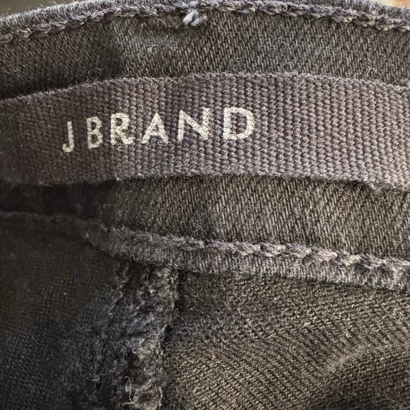 J Brand Size 26 Women's Black Teagan Straight High Rise Jeans Classic Rock - Picture 2 of 10